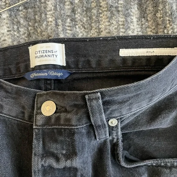 Citizens of Humanity Ayla Crop Size 27 black - Picture 4 of 4